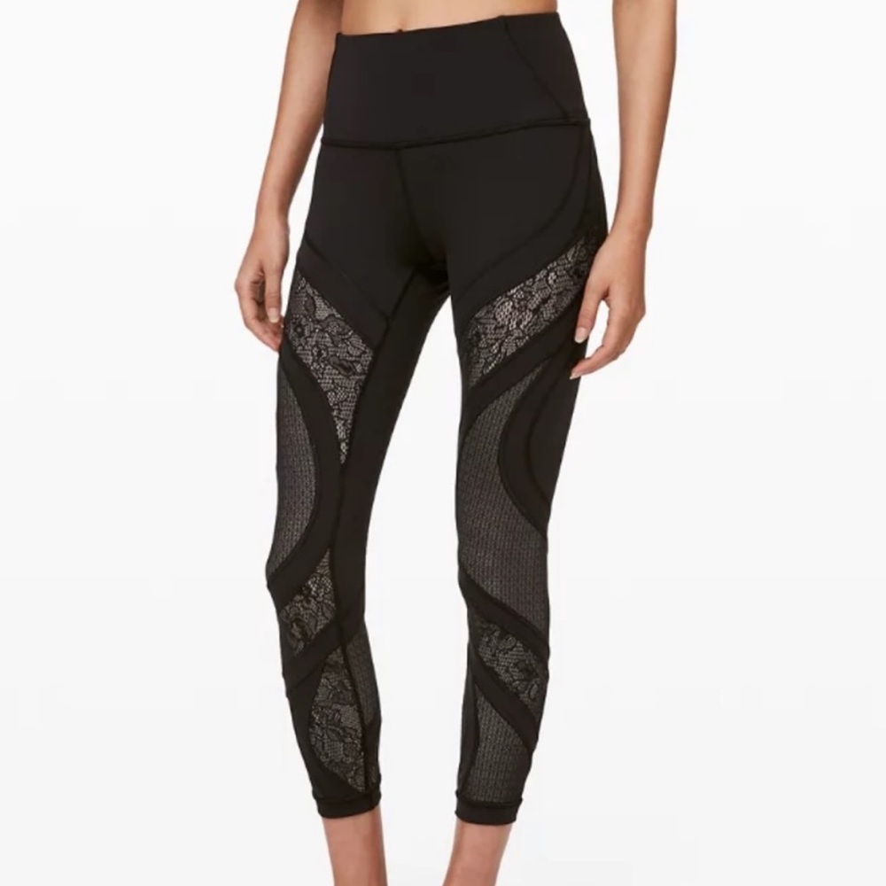 Lululemon Wunder Under High Rise Tight 25” *Lace
